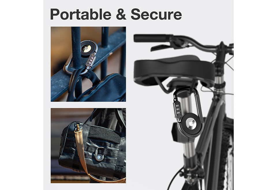 Carabiner AirTag Combination Lock