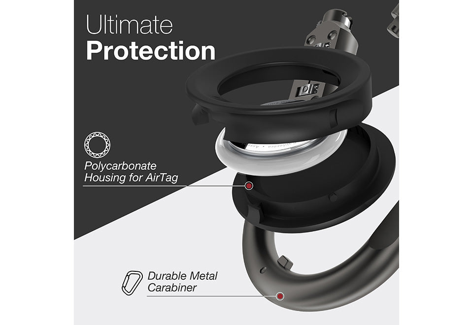 Carabiner AirTag Combination Lock