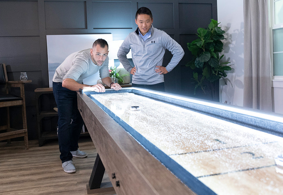 9' LED Light Up Shuffleboard
