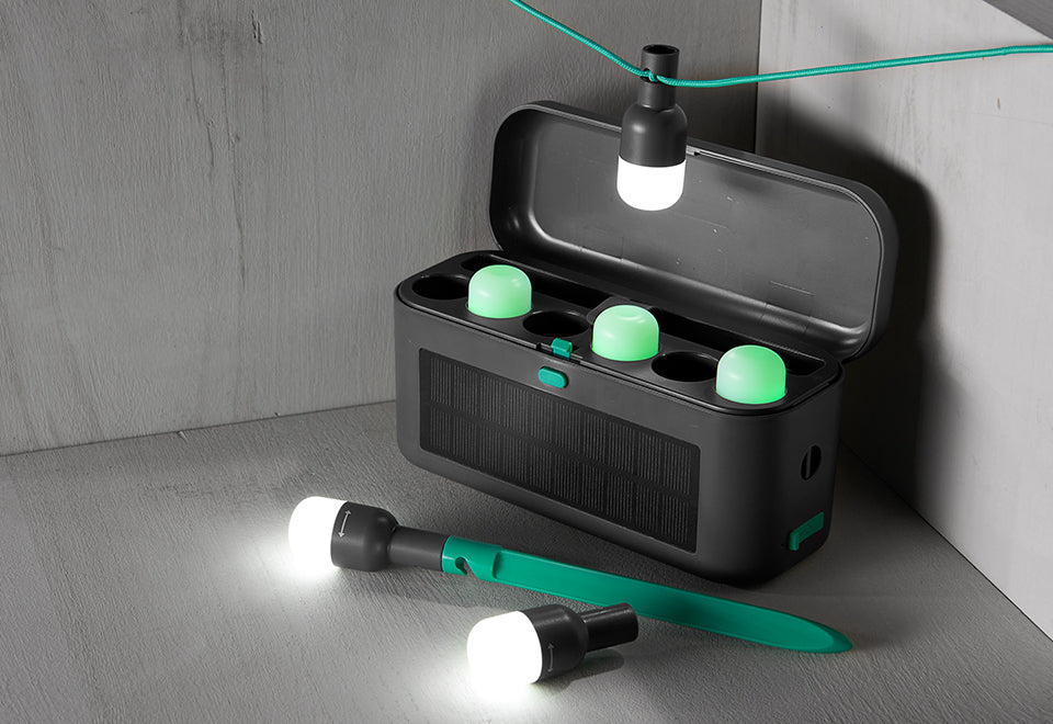 Multifunction Solar Powered Site Lights (Set of 6)