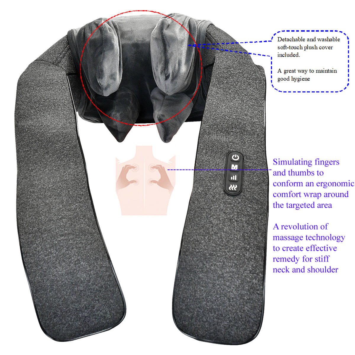 5D Neck and Shoulder Massager with Heat
