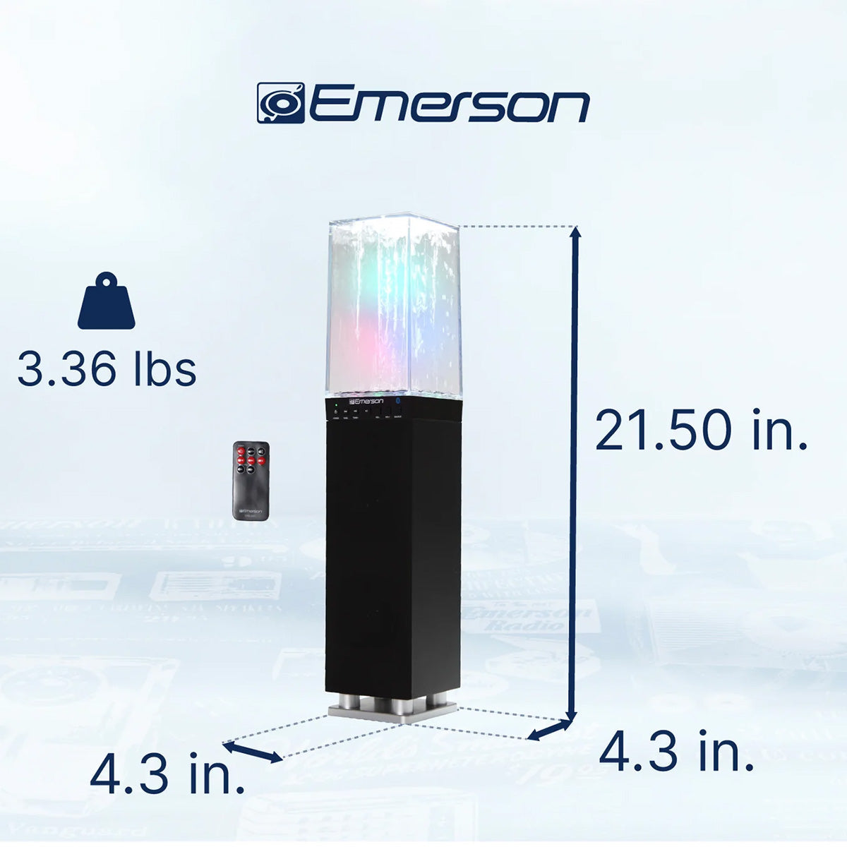 Dancing Water Light Bluetooth Speaker