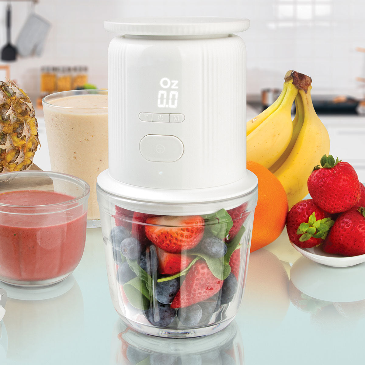 Cordless Food Chopper with Scale