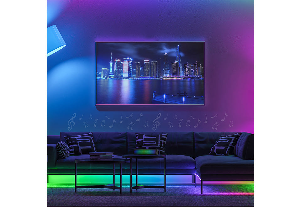 16.4' Sound Reactive LED Light Strip