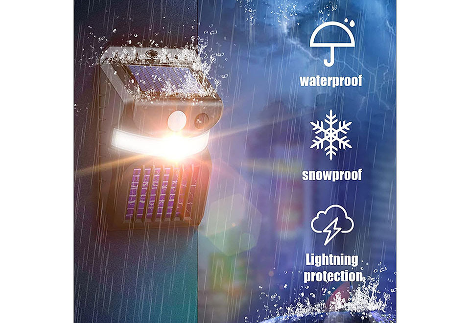 Solar Bug Zapper Motion Sensor Lights