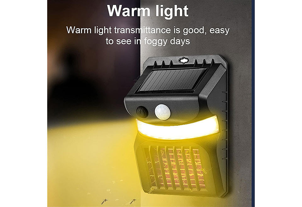 Solar Bug Zapper Motion Sensor Lights