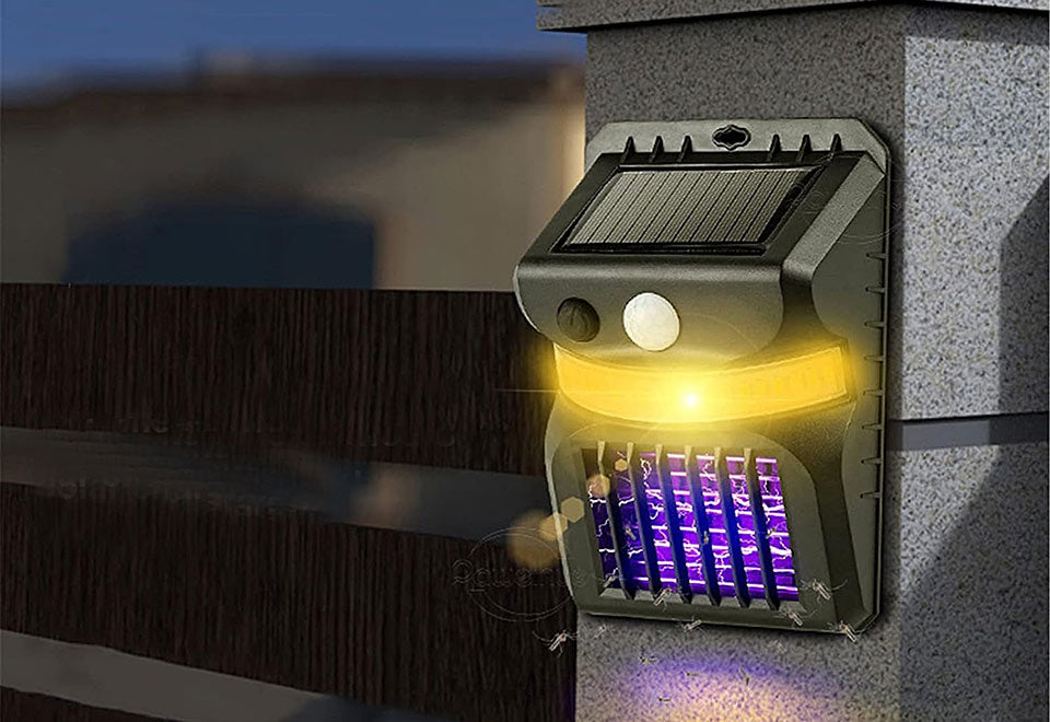 Solar Bug Zapper Motion Sensor Lights