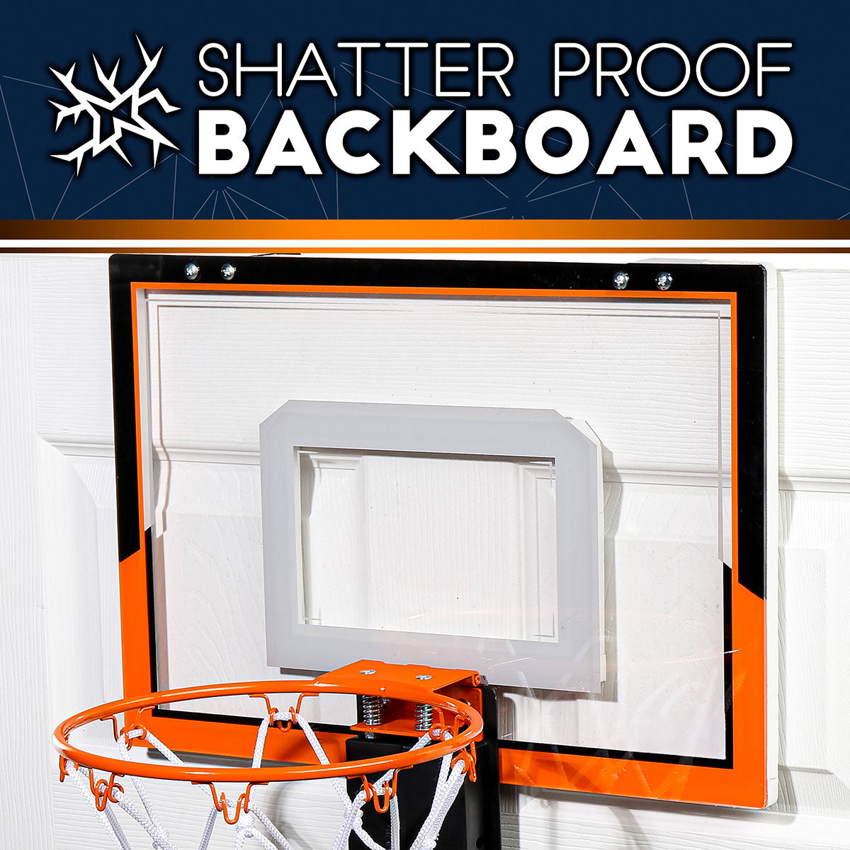 Over the Door Basketball Hoop with Electric Return
