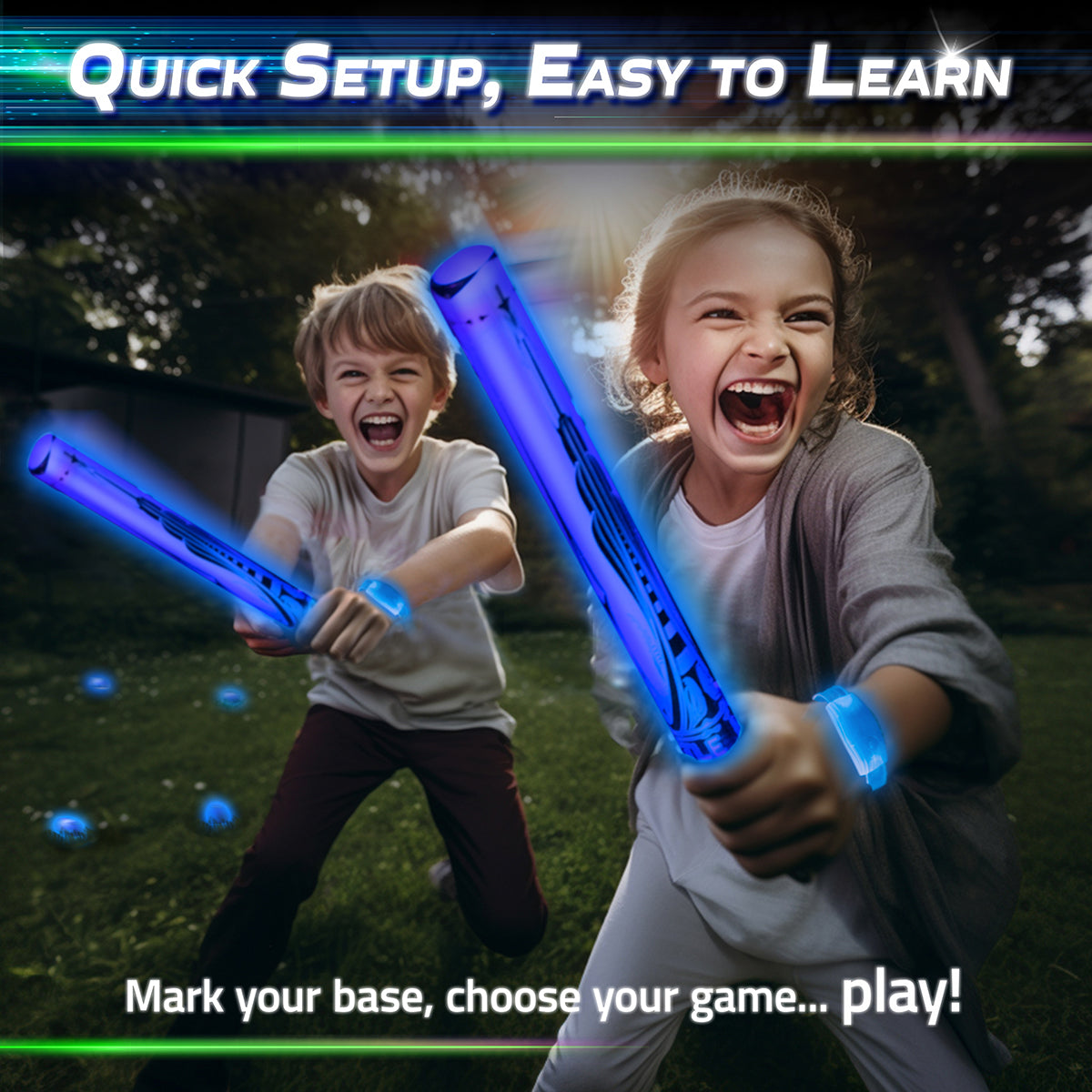 Glow Battle Light-Up Sword Game