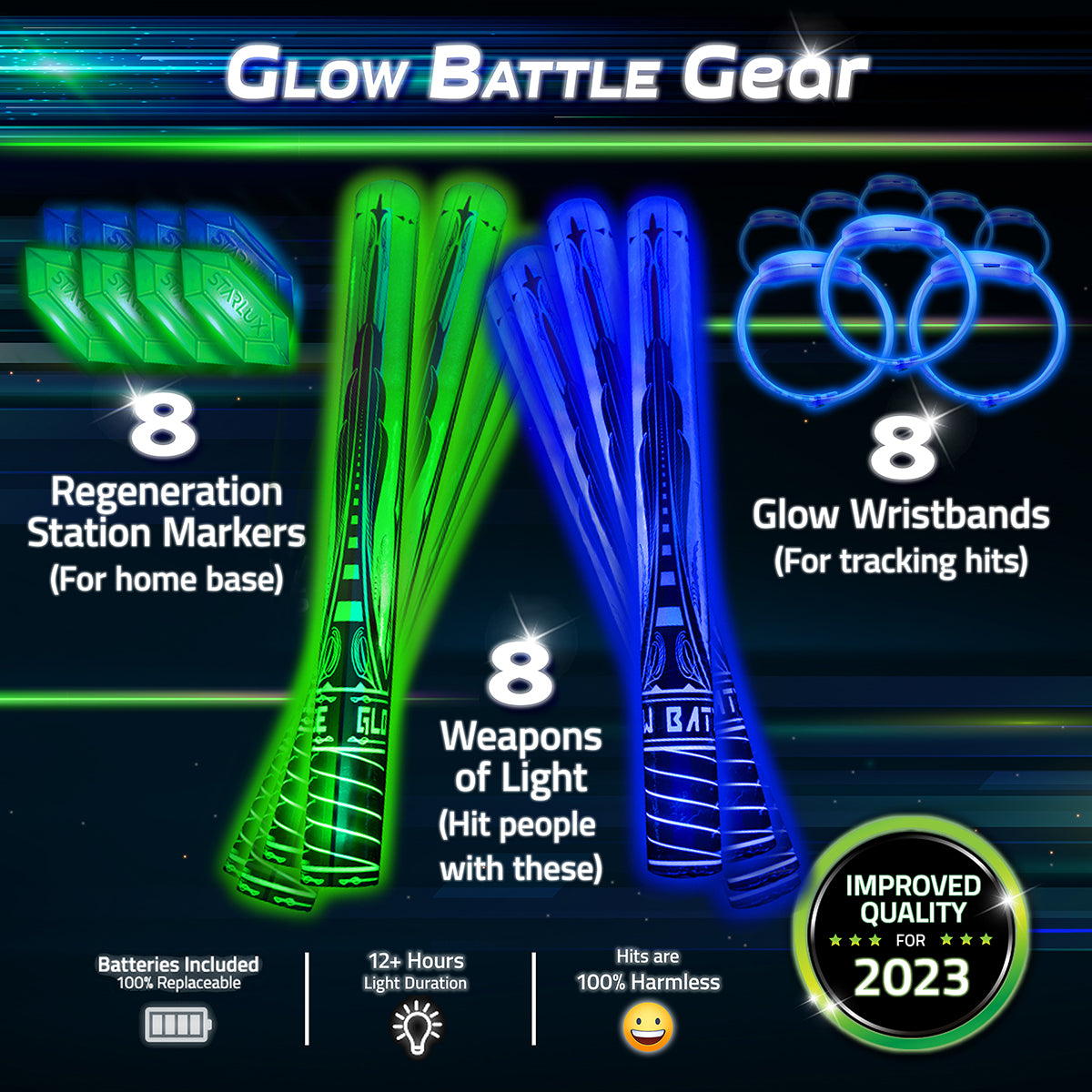 Glow Battle Light-Up Sword Game