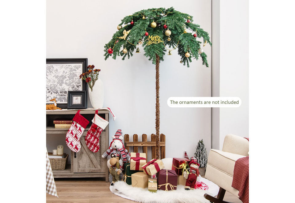 6-Ft. Pre-Lit Christmas Palm Tree