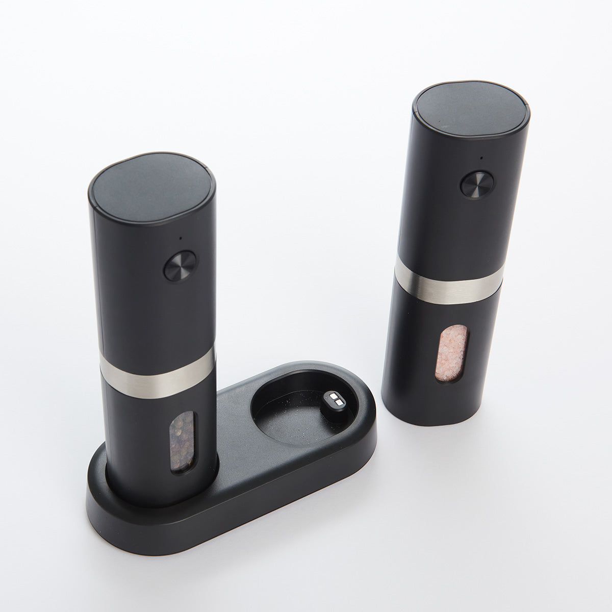 Rechargeable Salt and Pepper Mill Set by Sharper Image