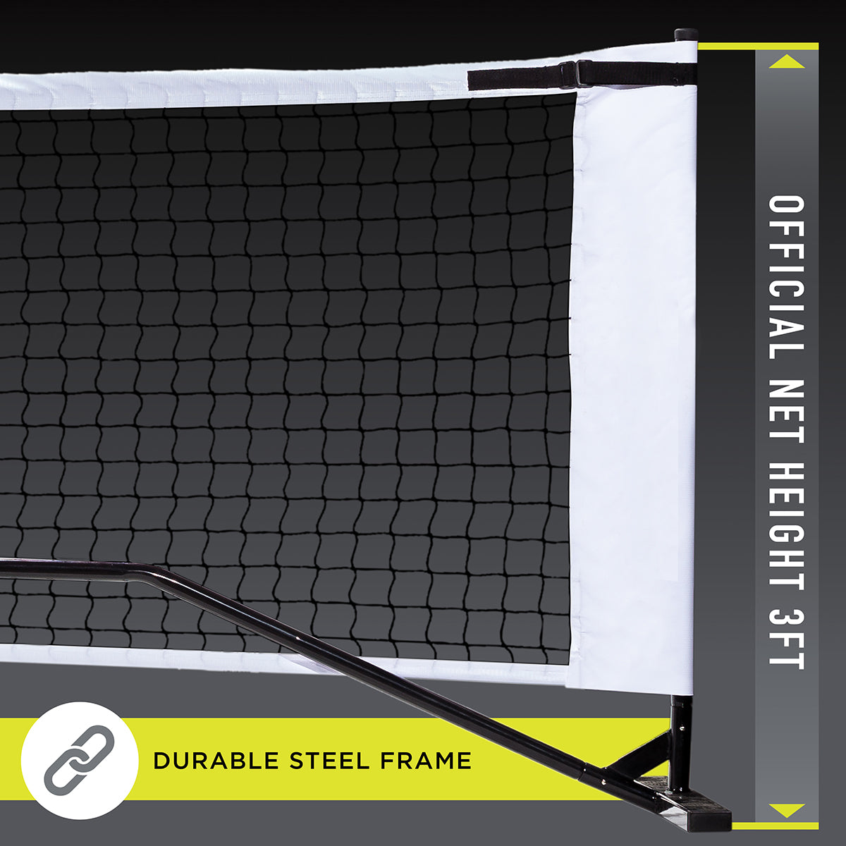 Official Size Pickleball Net Set