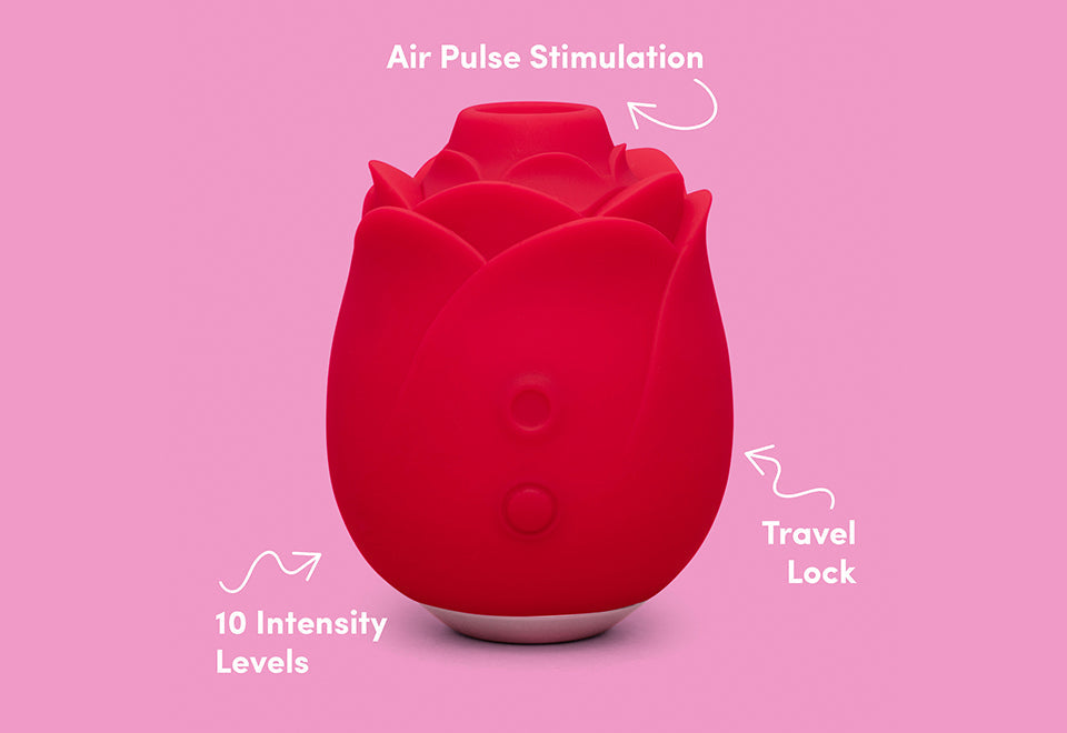 Air Suction Vibrating Rose