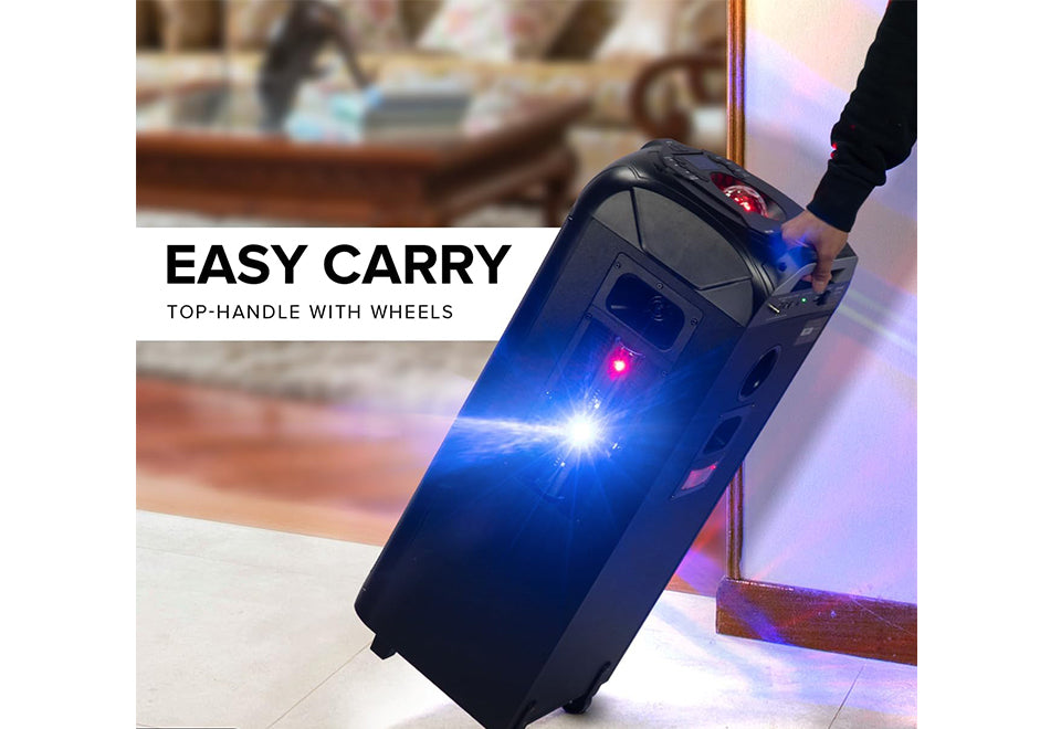 360° Portable Bluetooth Speaker With LED Party Lighting