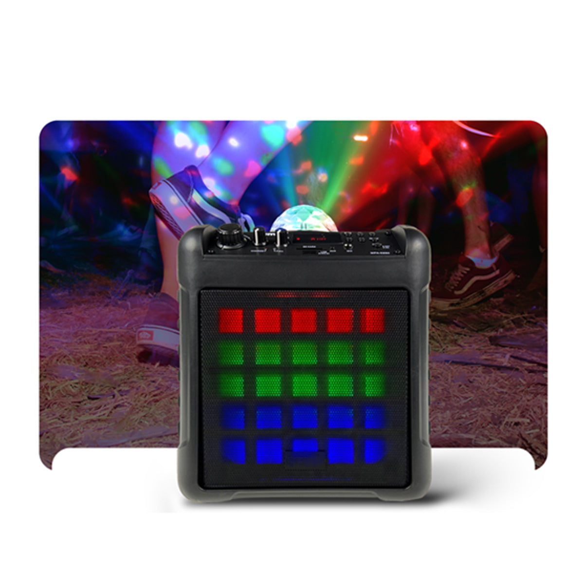 Portable Karaoke Party Speaker with LED Lights