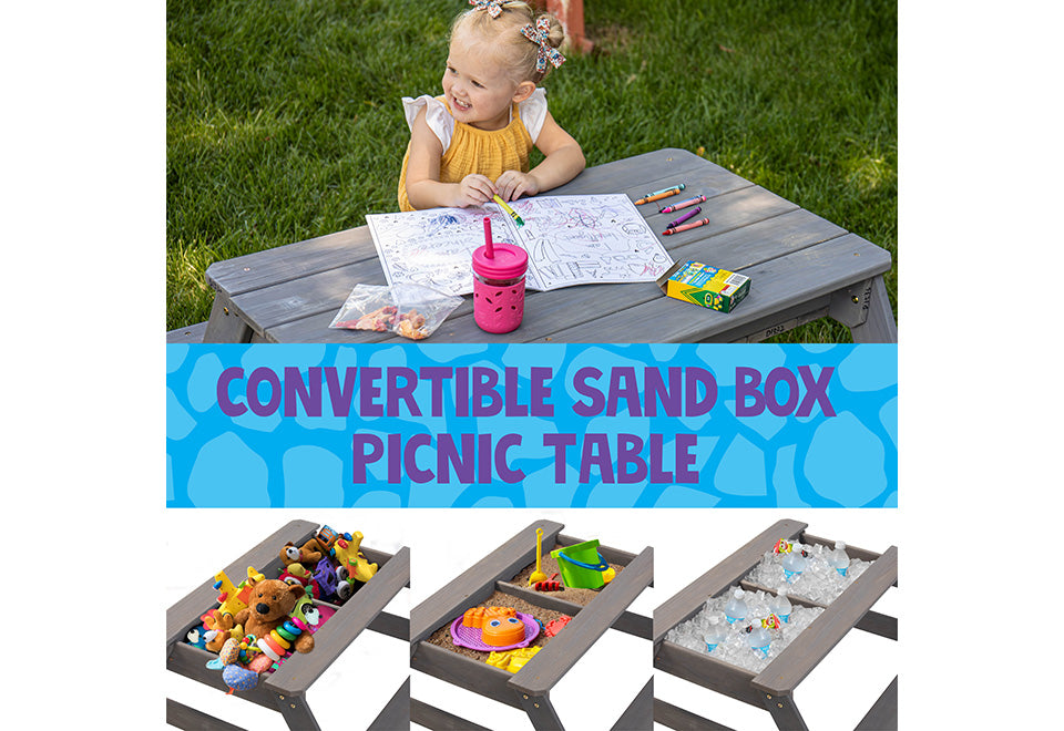 Convertible Sandbox with Table
