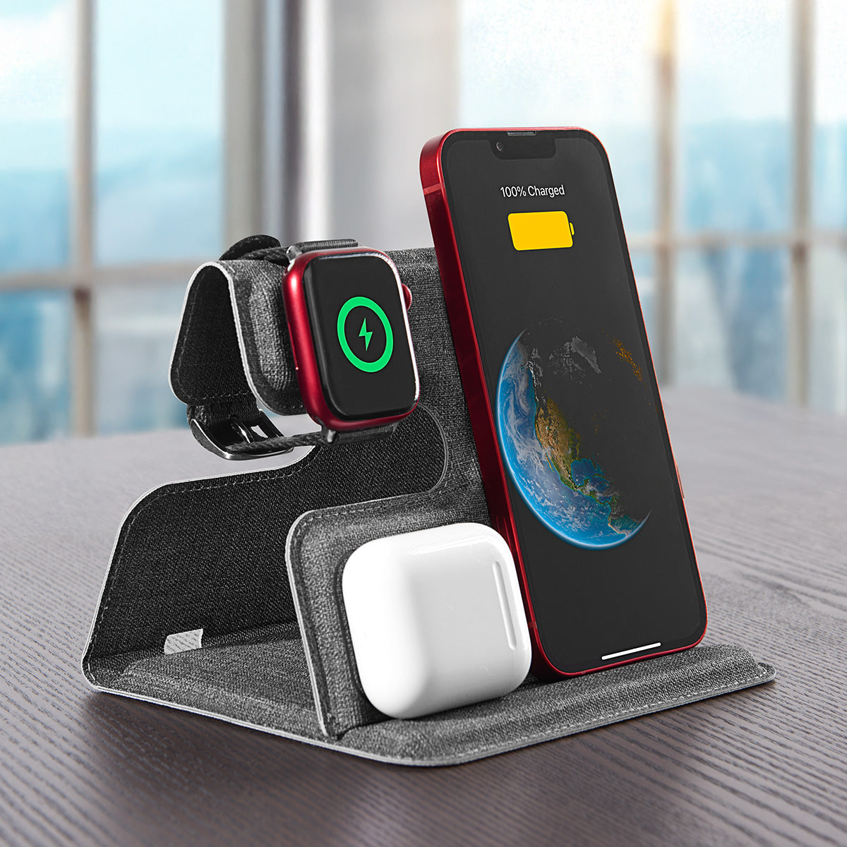 3-in-1 Foldable Wireless Charging Stand