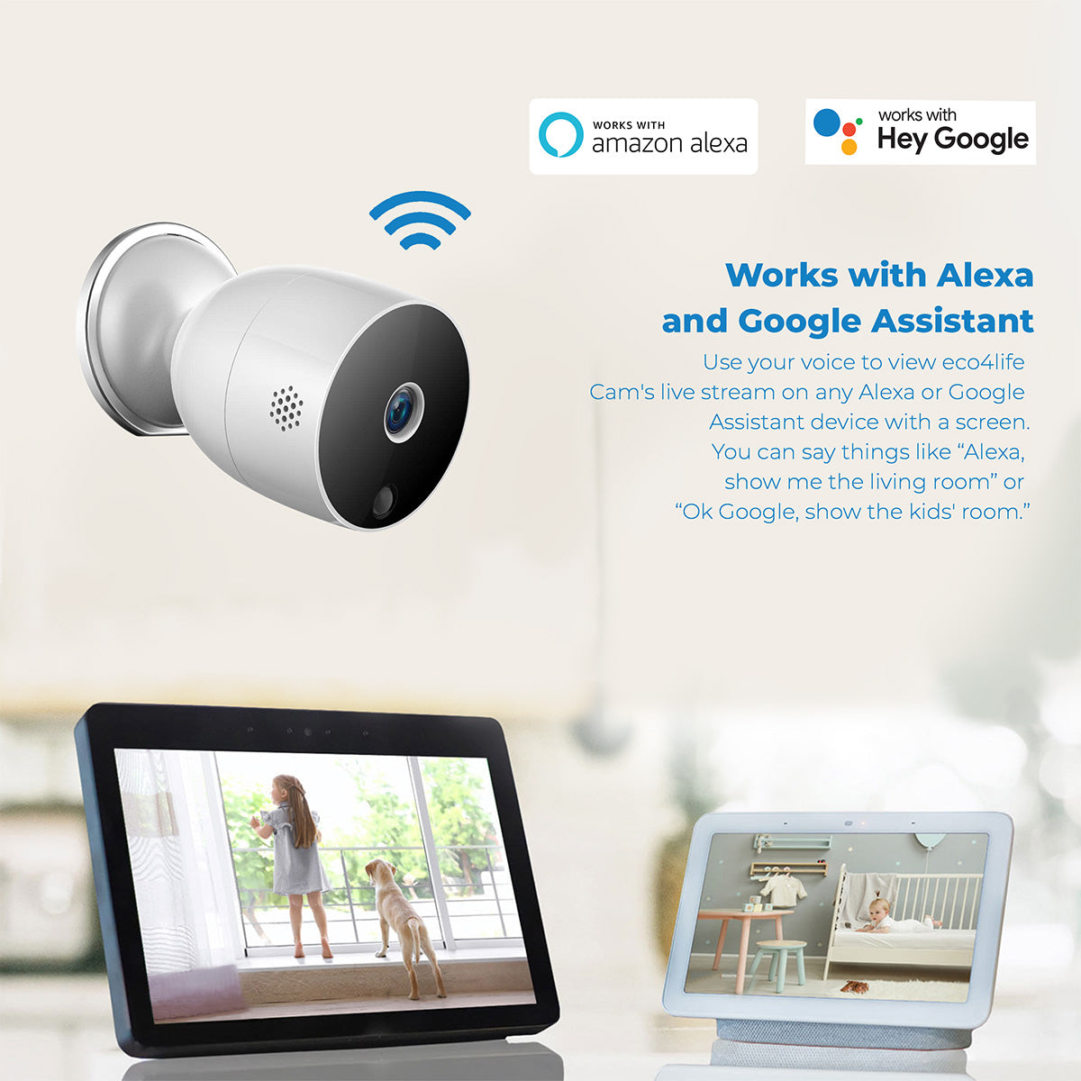 Wireless 1080P Outdoor Smart Security Camera