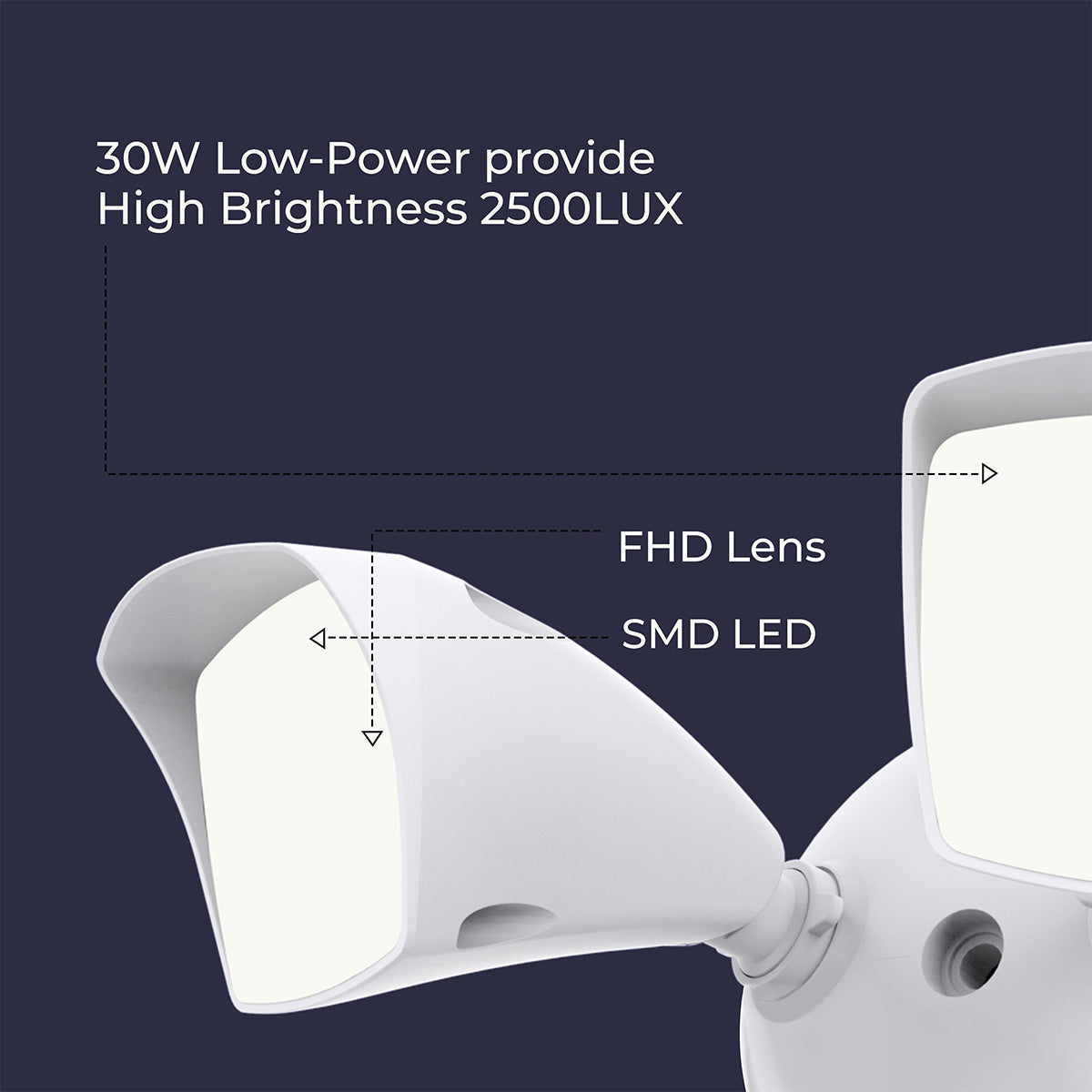 Smart Wi-Fi Floodlight Security Camera