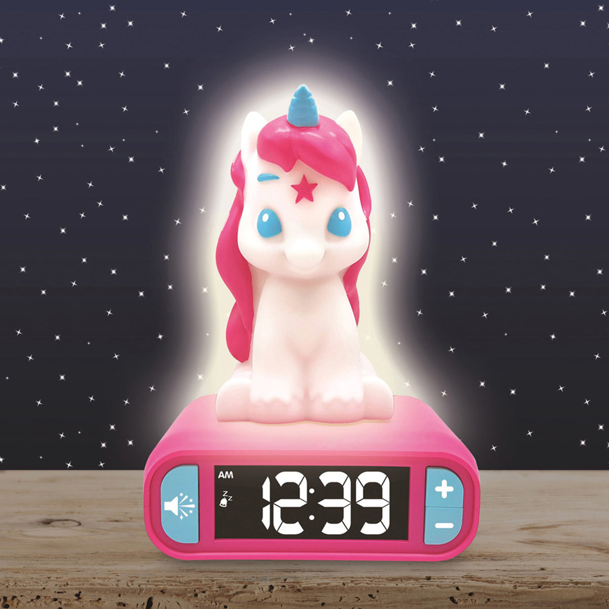 Unicorn Digital Alarm Clock with Nightlight