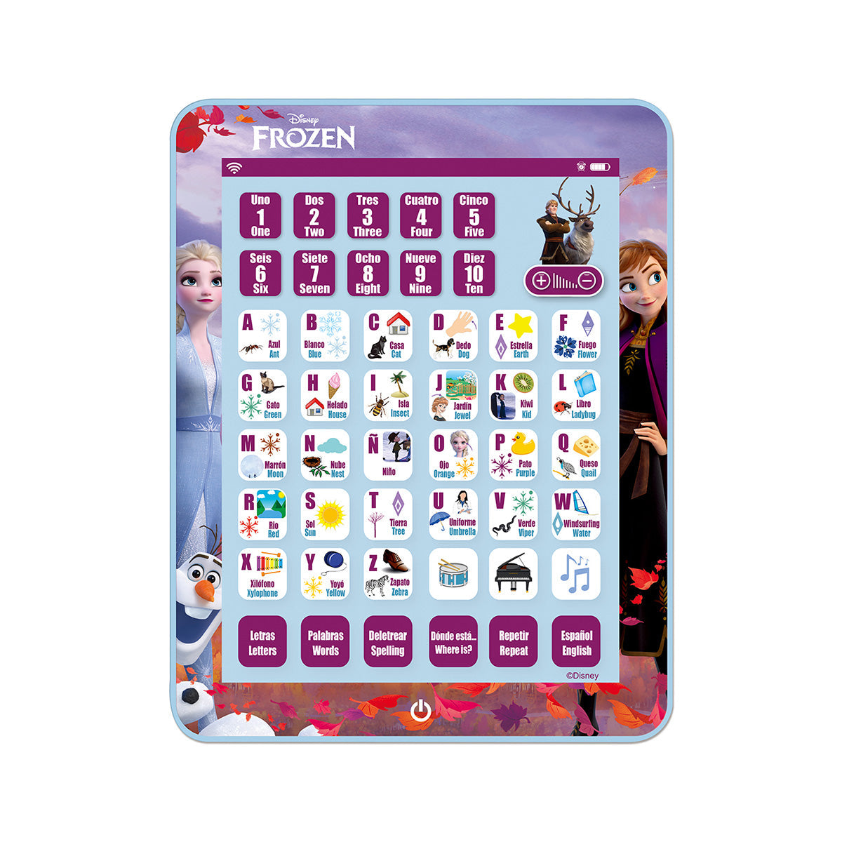 Disney Frozen Bilingual Educational Learning Tablet