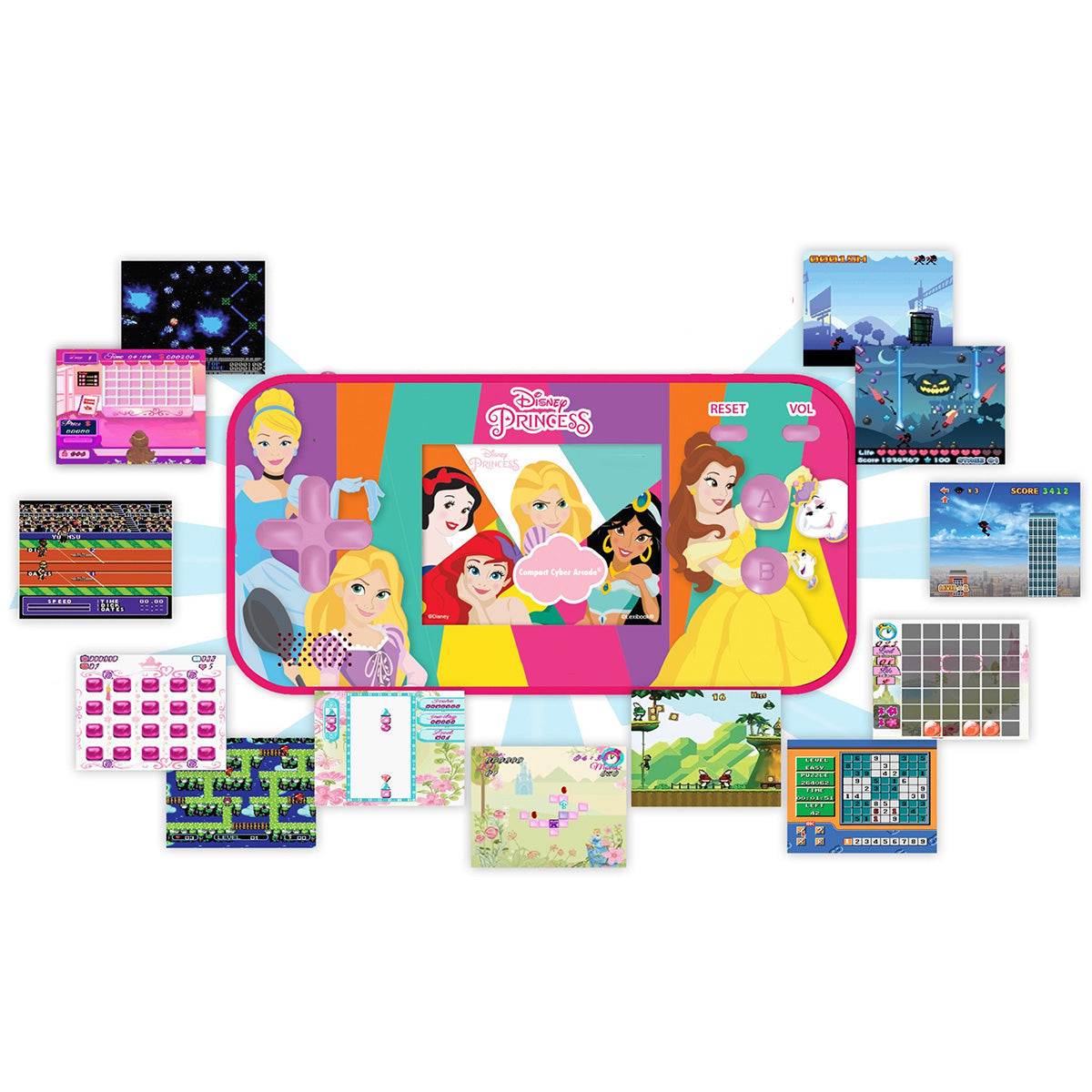 Disney Princess Pocket Cyber Arcade with 150 Games