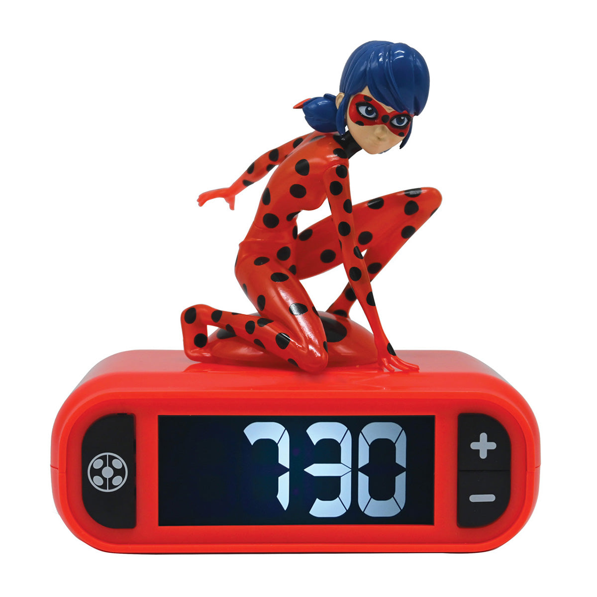 Miraculous Ladybug Digital Alarm Clock with Nightlight
