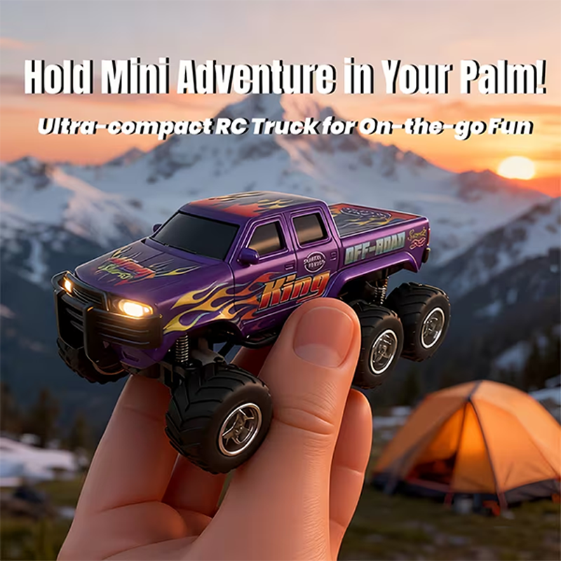 1/64 Off-Road High-Speed Six-Wheel Alloy Remote Control Car - TCY24