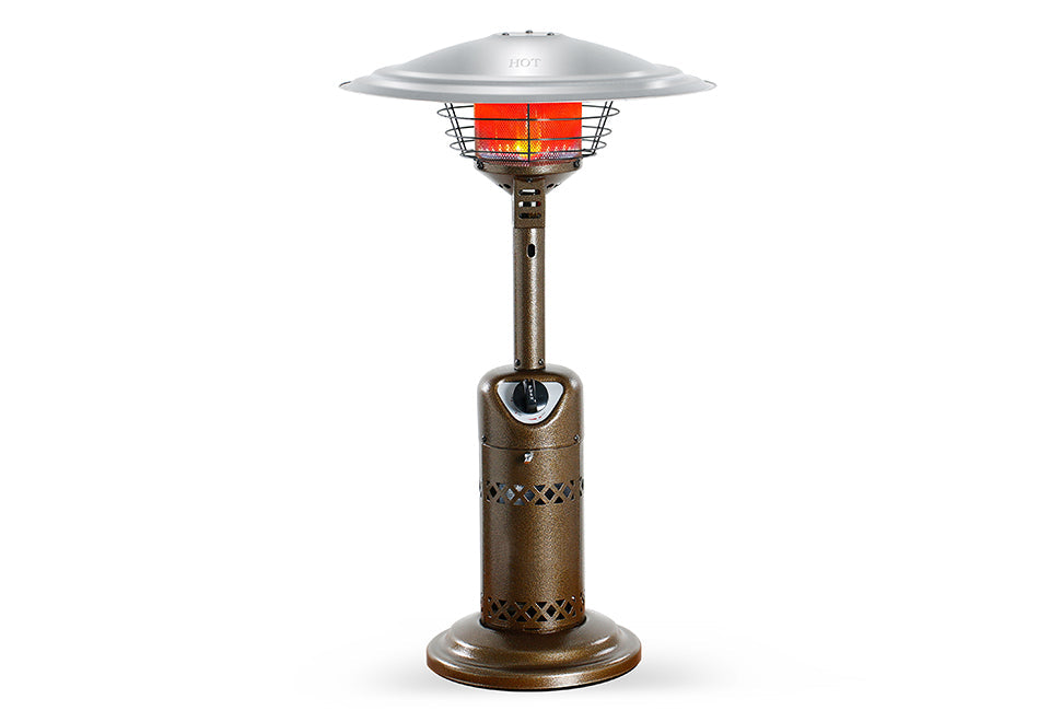 10,000 BTU Bronze Tabletop Patio Heater