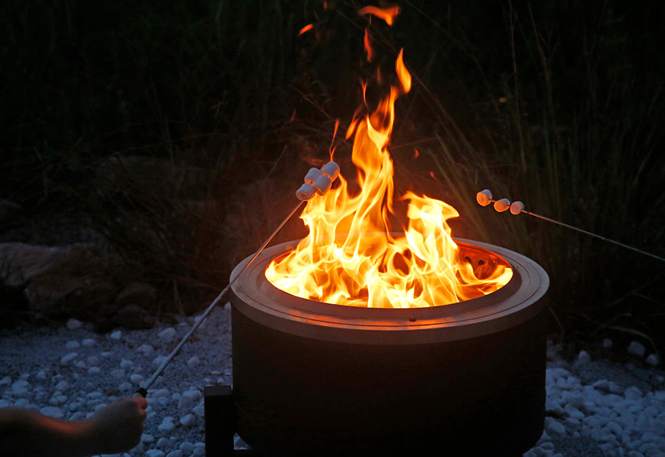 22'' Outdoor Smokeless Wood-Burning Fireplace