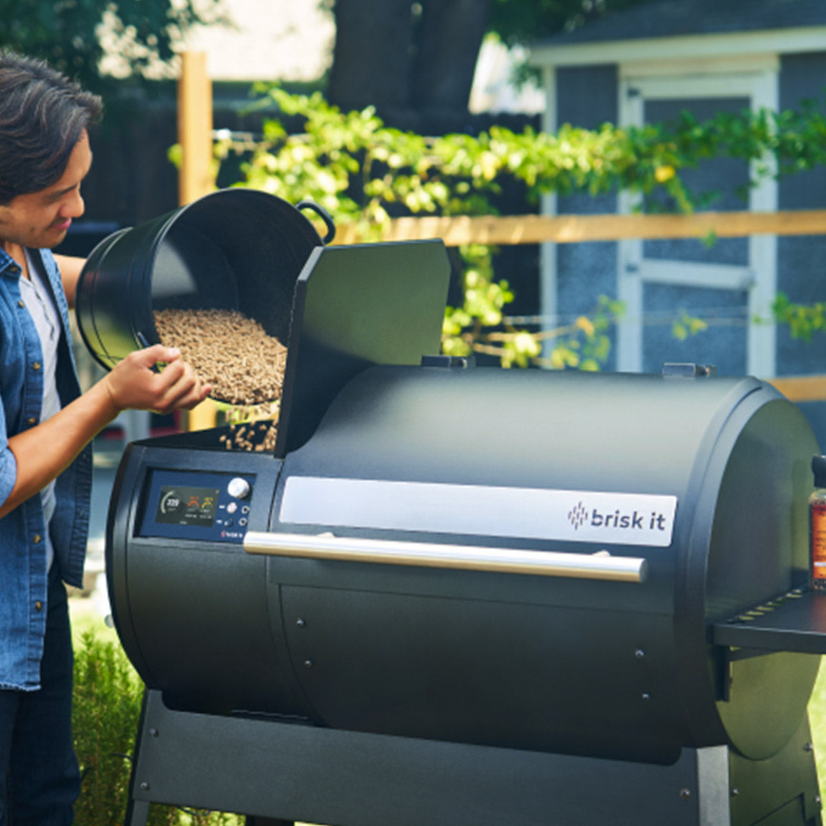 Smart Wood Pellet Smoker Grill