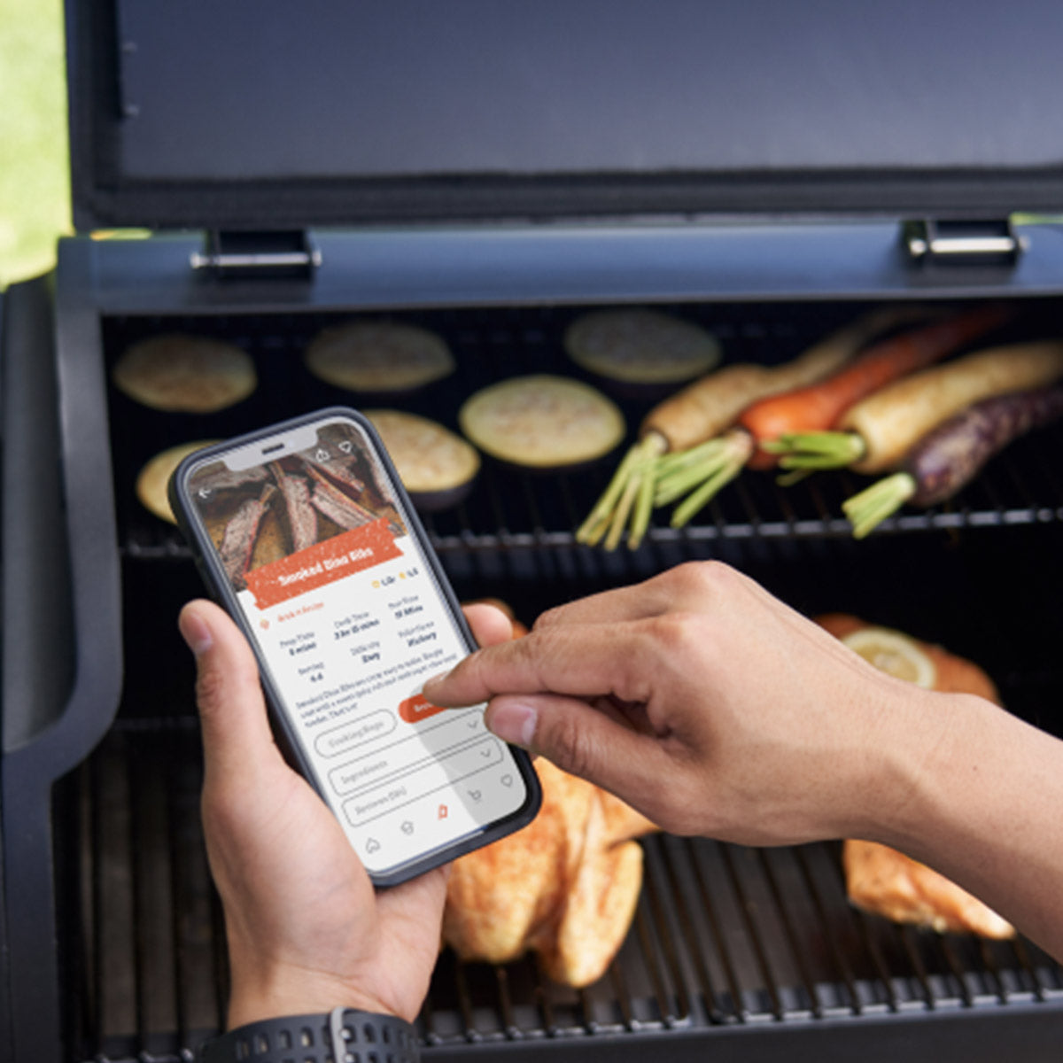 Smart Wood Pellet Smoker Grill