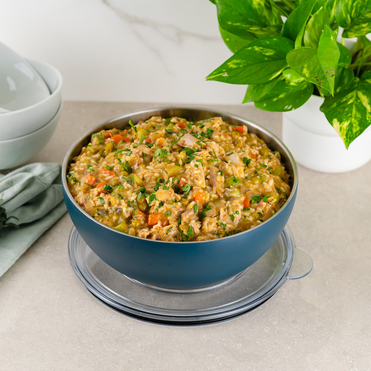 Vacuum-Insulated Serving Bowl