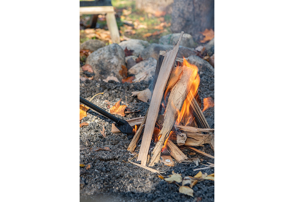 Extendable Fire Poker and Blower