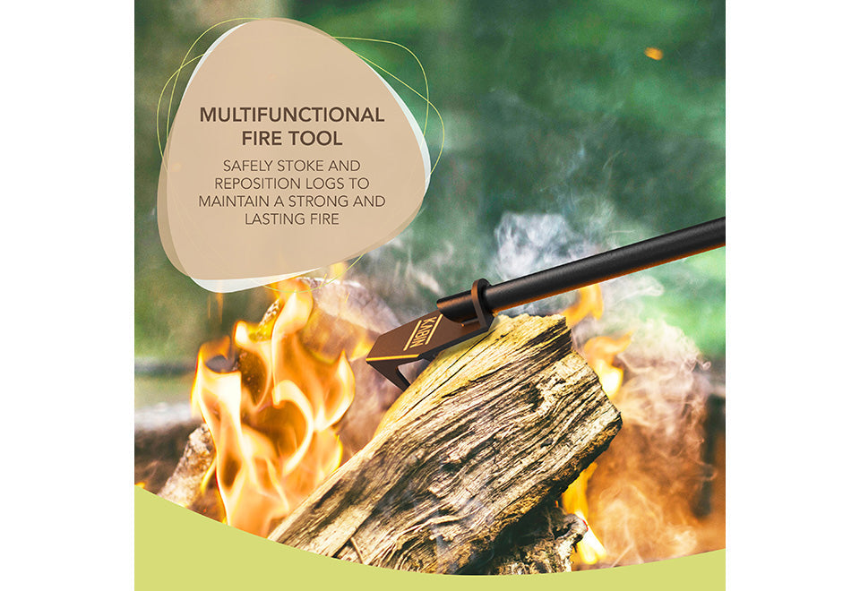 Extendable Fire Poker and Blower