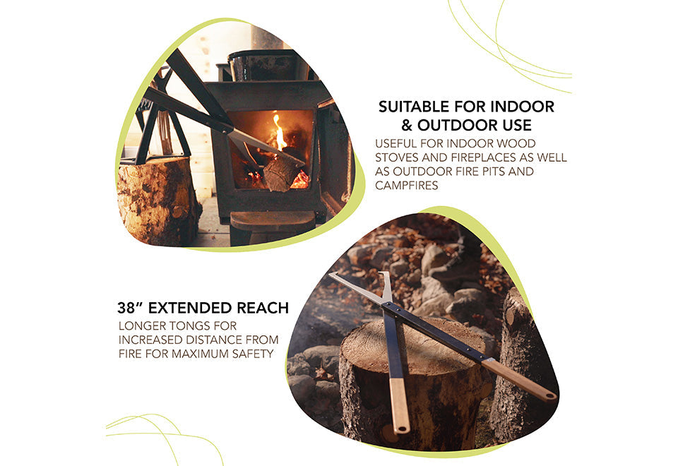 Precision Fire Grabber Tongs