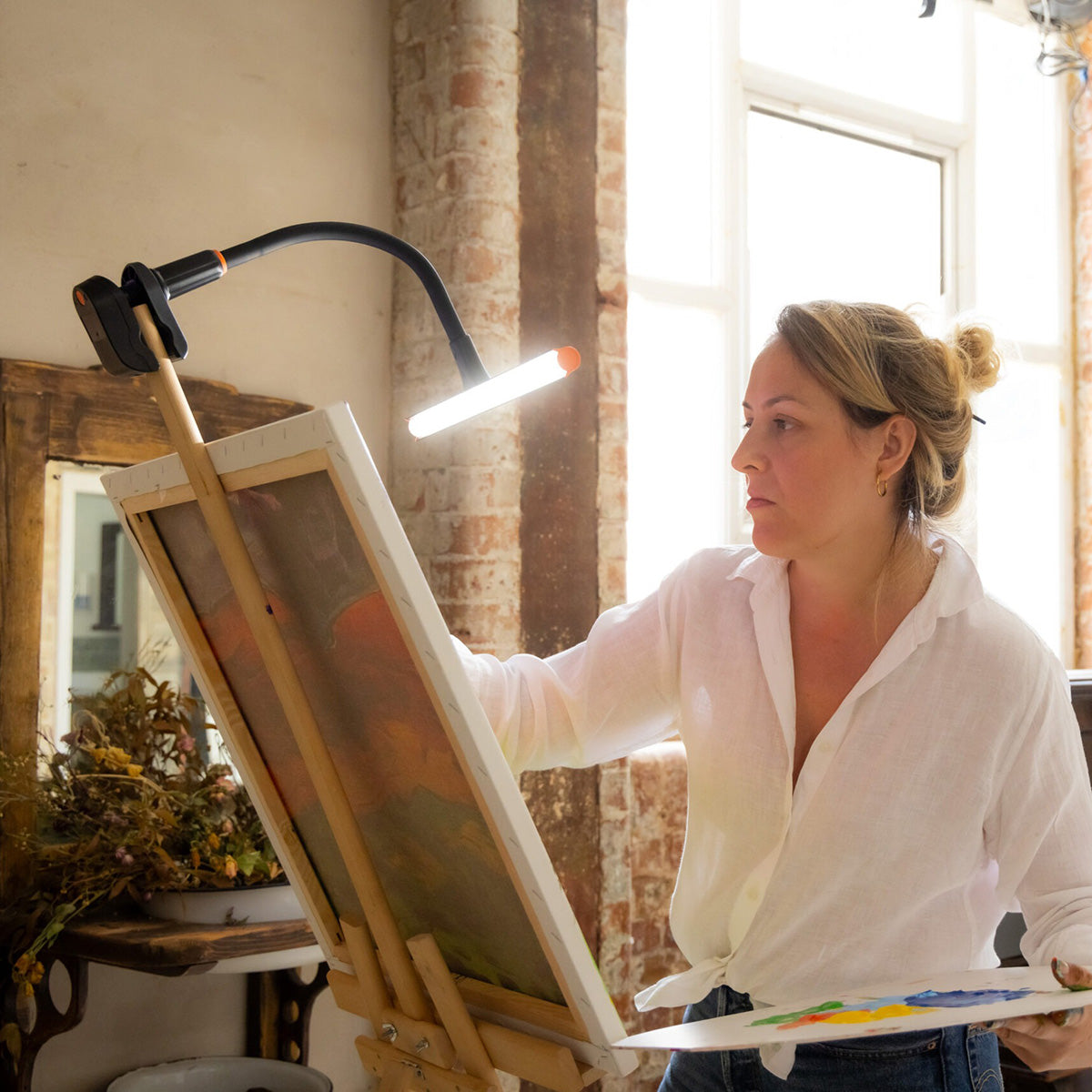 Clip-On LED Easel Lamp