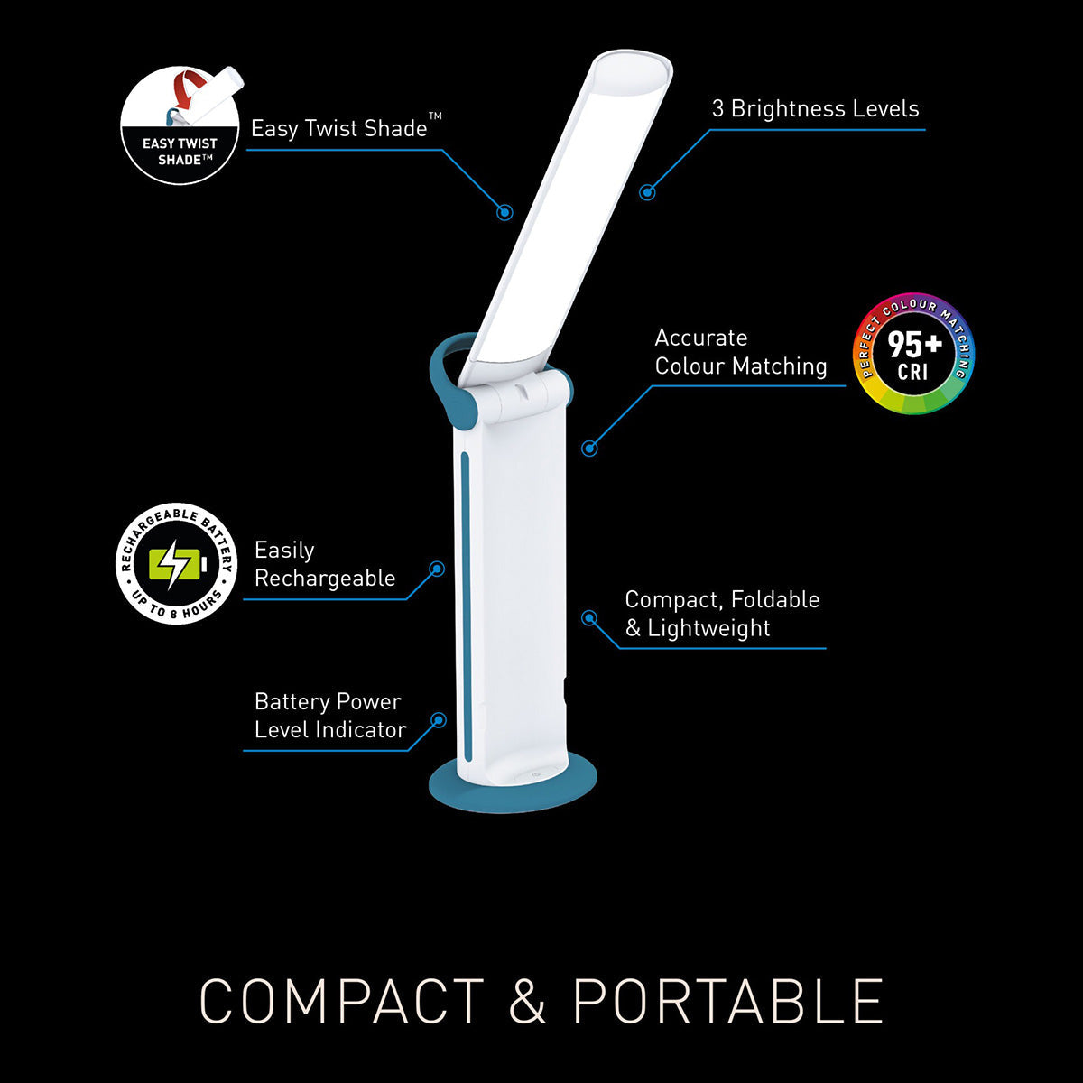Twist Portable LED Lamp