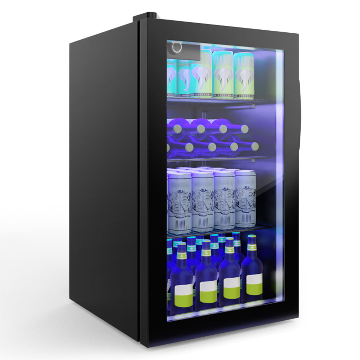 120 Can Beverage Refrigerator with Glass Door
