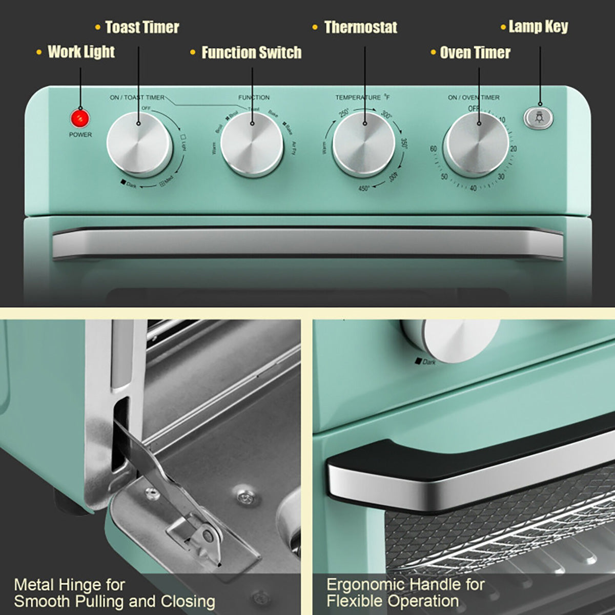 7-in-1 Convection Air Fryer Toaster Oven