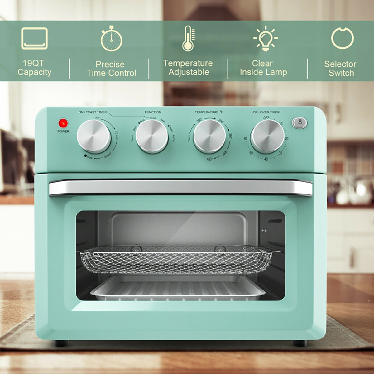 7-in-1 Convection Air Fryer Toaster Oven