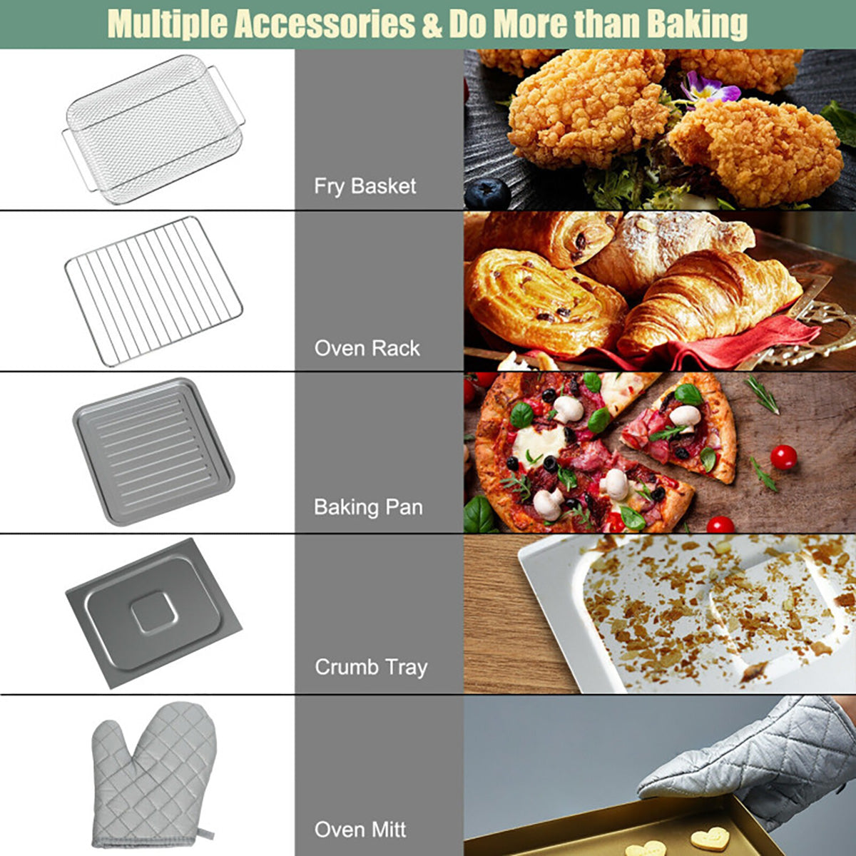 7-in-1 Convection Air Fryer Toaster Oven
