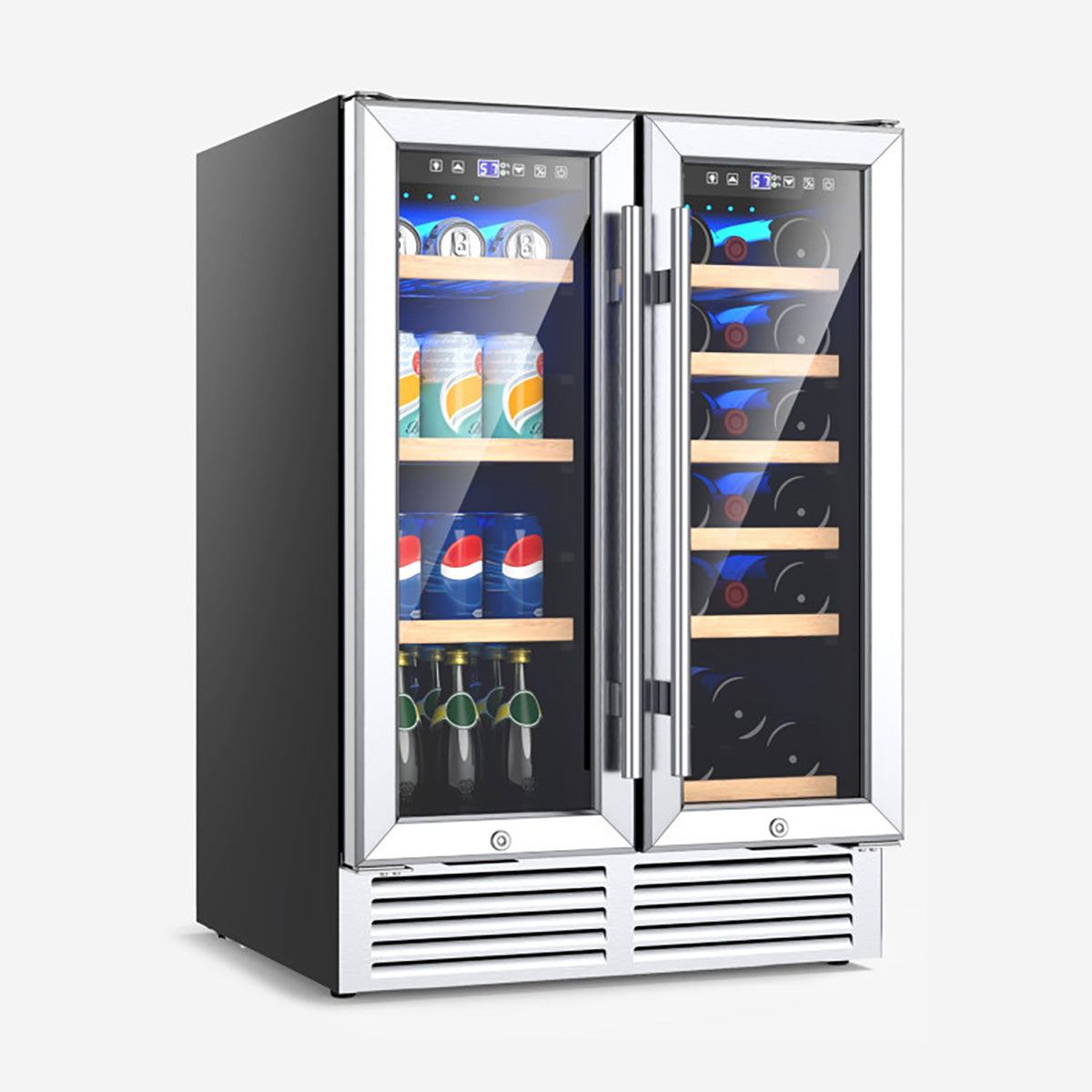 24'' Dual Zone Wine and Beverage Cooler