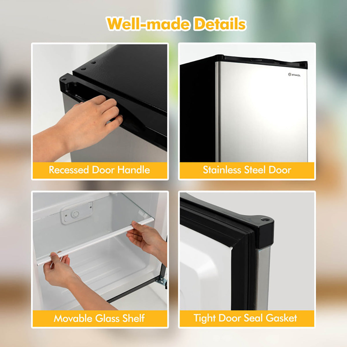 3 Cu. Ft. Manual Defrost Upright Freezer