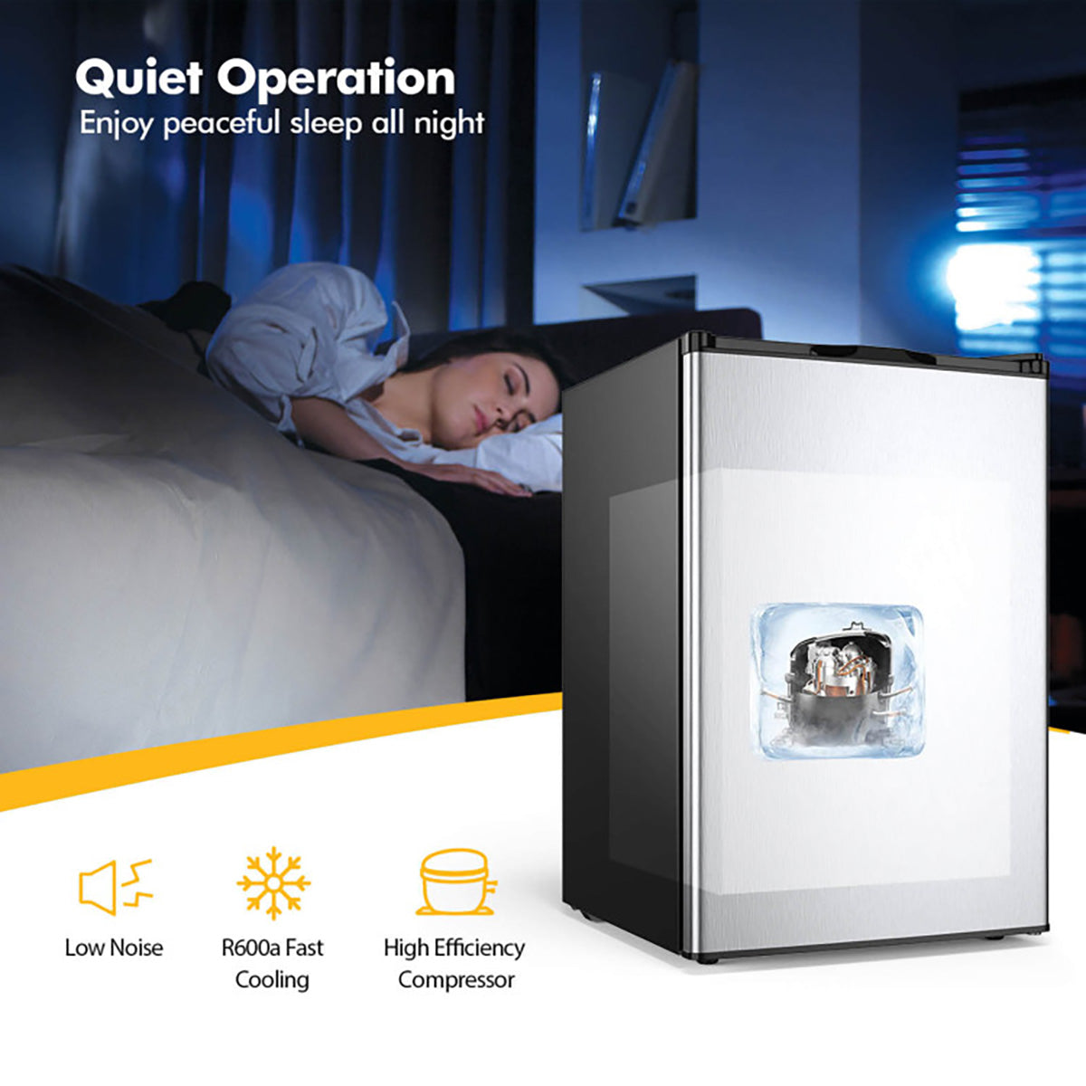 3 Cu. Ft. Manual Defrost Upright Freezer