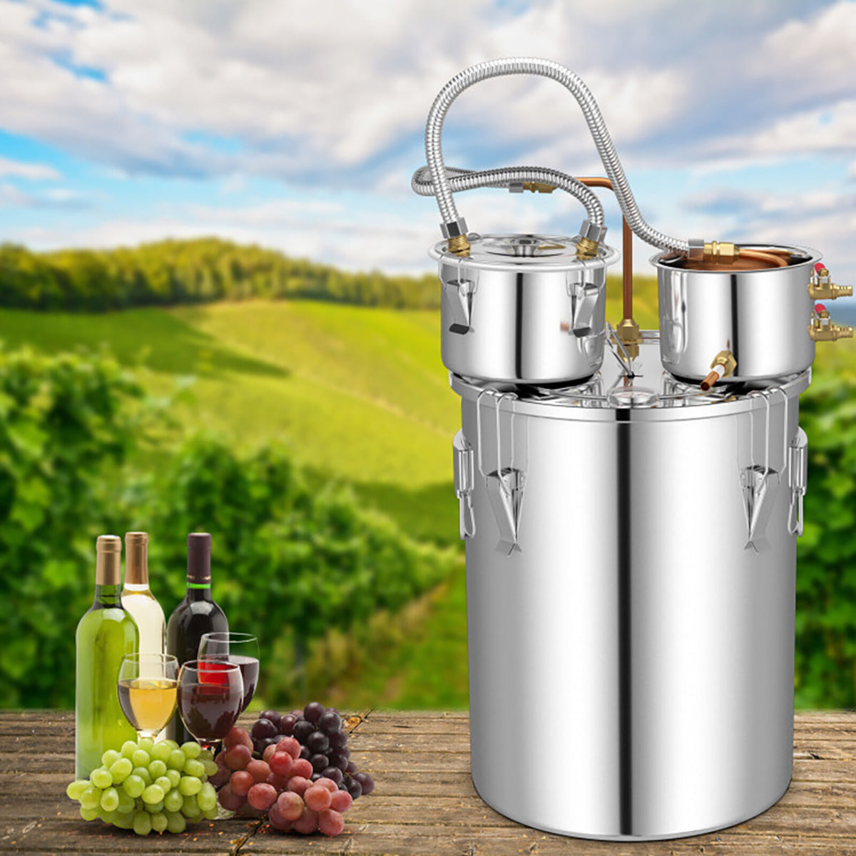 Stainless Steel Home Distillery Kit