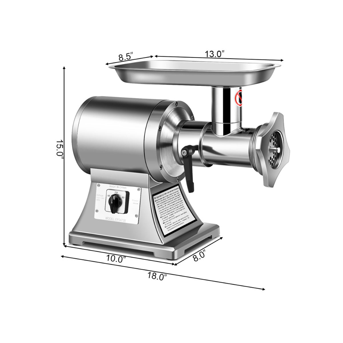 Commercial Grade Heavy Duty Meat Grinder