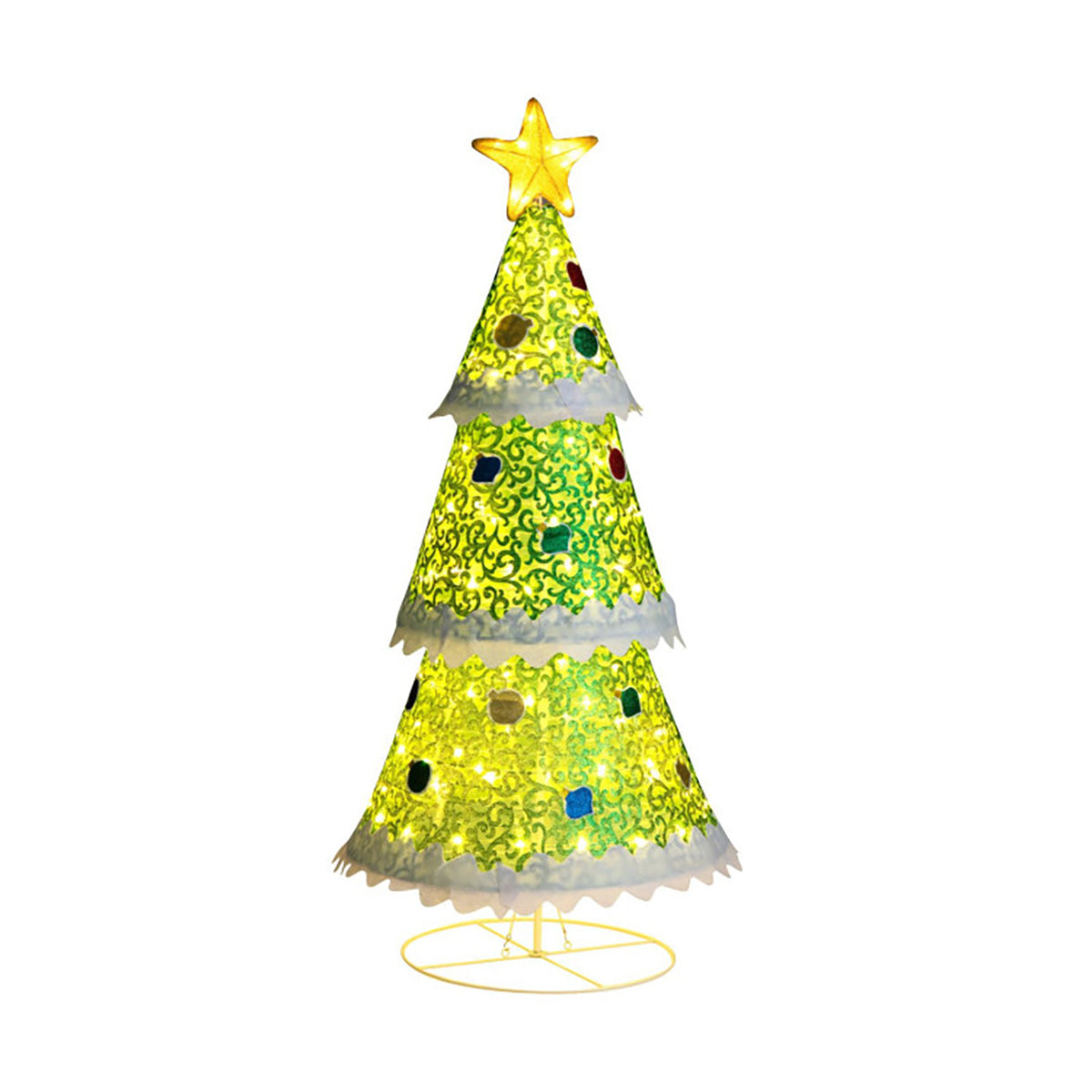 4.6' Pre-Lit Pop-up Christmas Tree