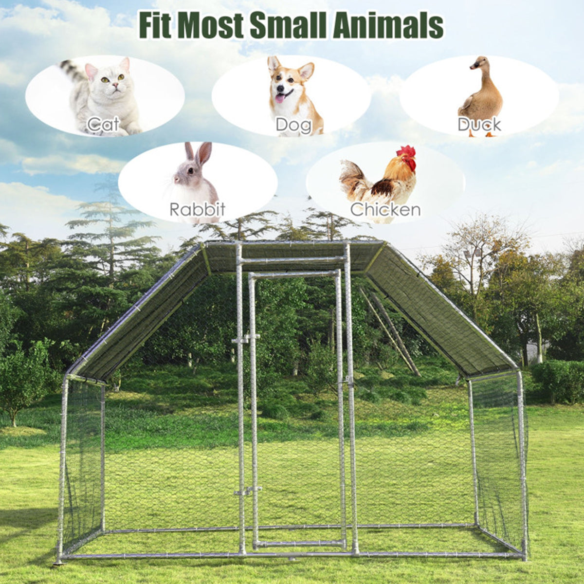Large Walk In Chicken Run Cage